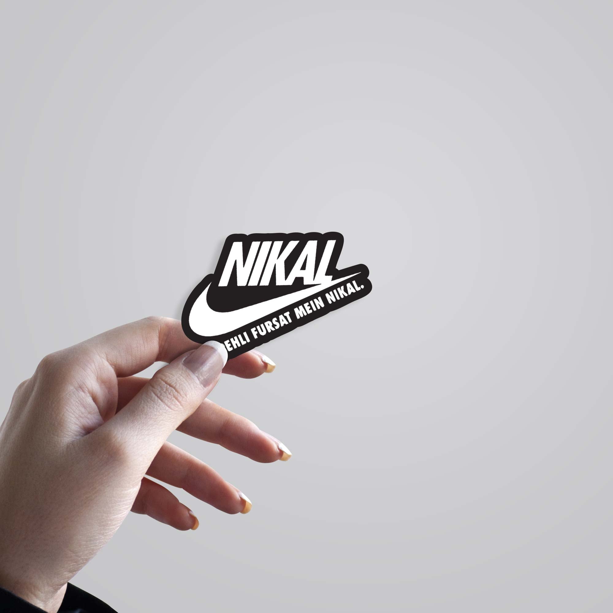 Nikal pehli fursat mein Witty Stickers