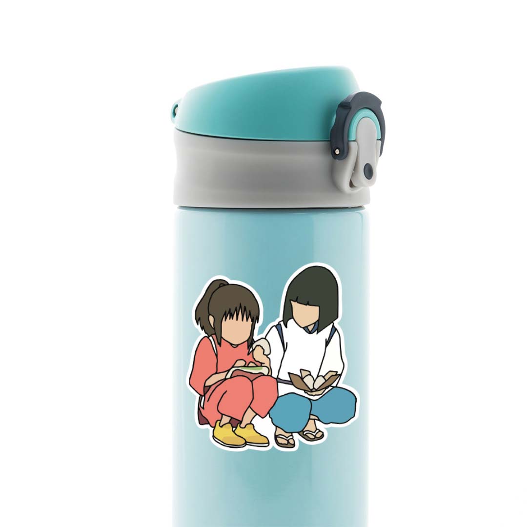 Chihiro & Haku Anime Stickers