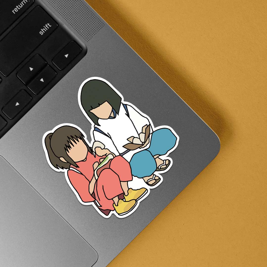 Chihiro & Haku Anime Stickers