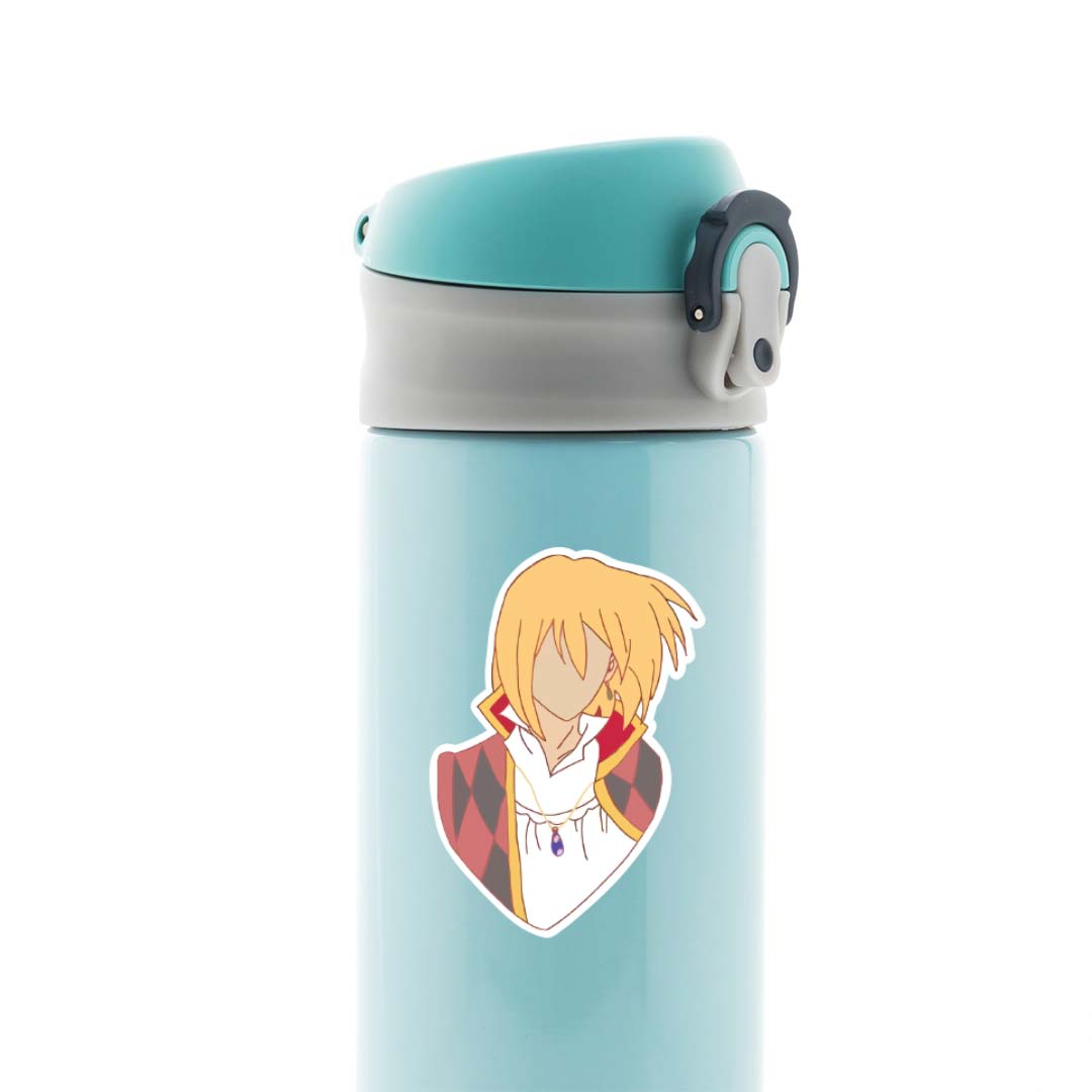Faceless portrait of Howl Anime Stickers