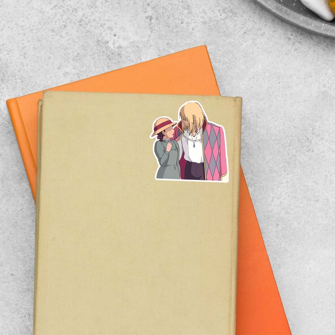 Howl and Sophie Together Anime Stickers