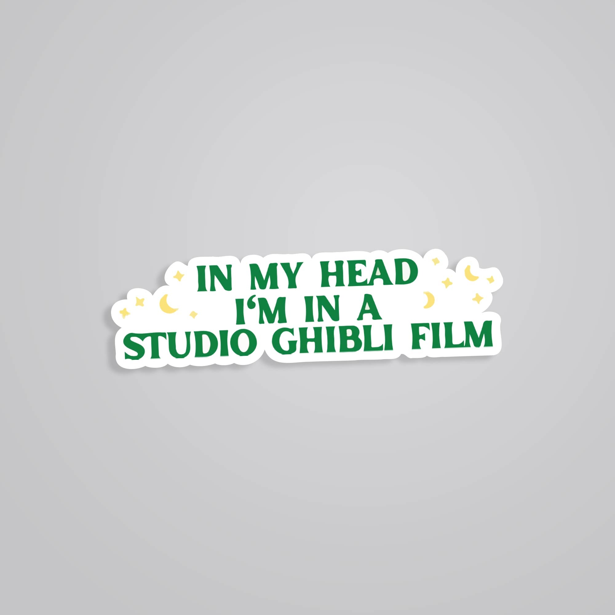 Fomo Store Stickers Anime In my head I'm in a studio ghibli film