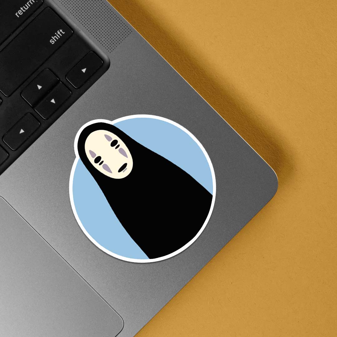 Minimalist No-Face Anime Stickers