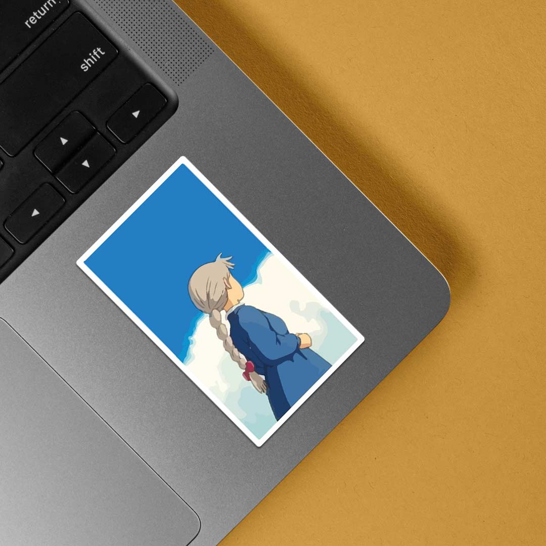Sophie in the Wind Anime Stickers
