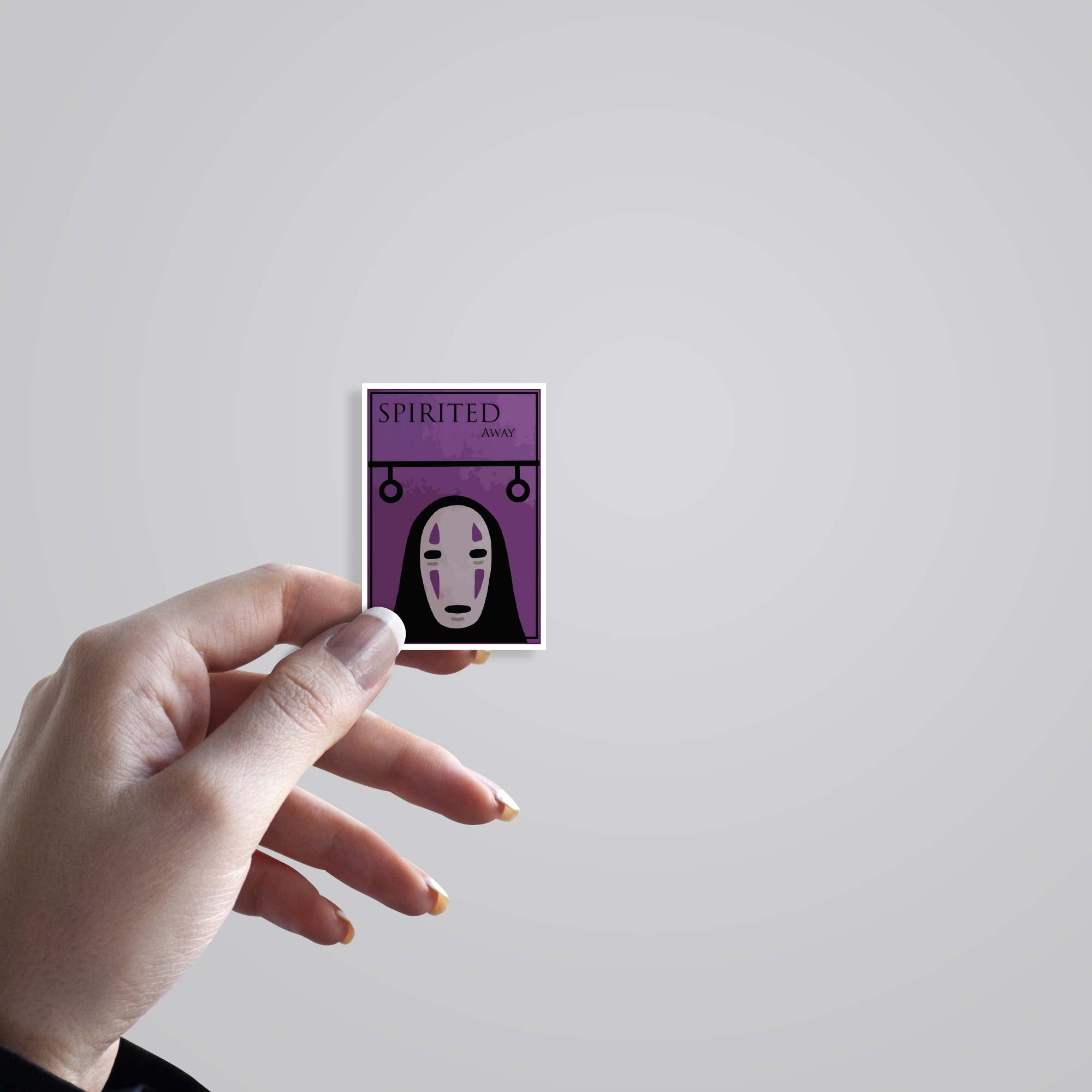 Spirited Away No-Face Minimalist Anime Stickers