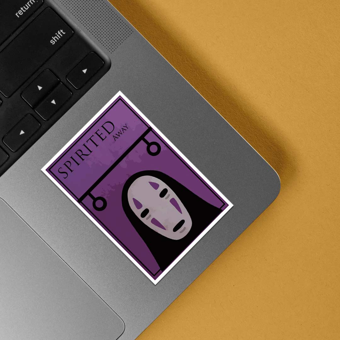 Spirited Away No-Face Minimalist Anime Stickers