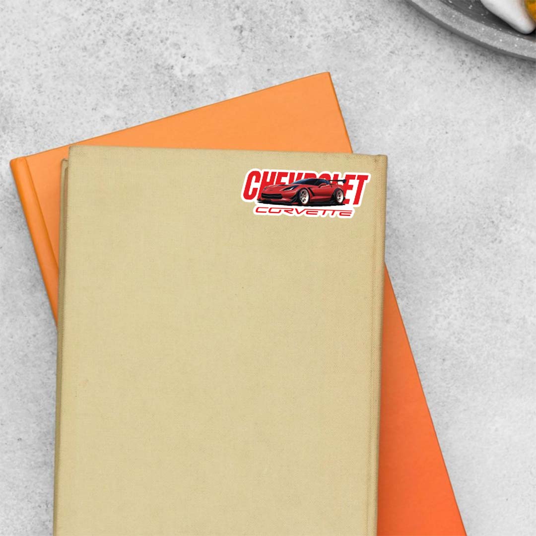 Chevrolet Corvette C7 Cars & Bikes Stickers