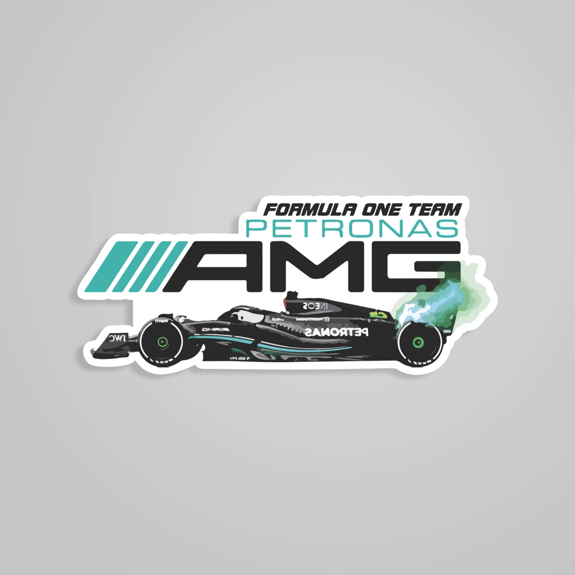 Fomo Store Stickers Cars & Bikes Formula One Team AMG
