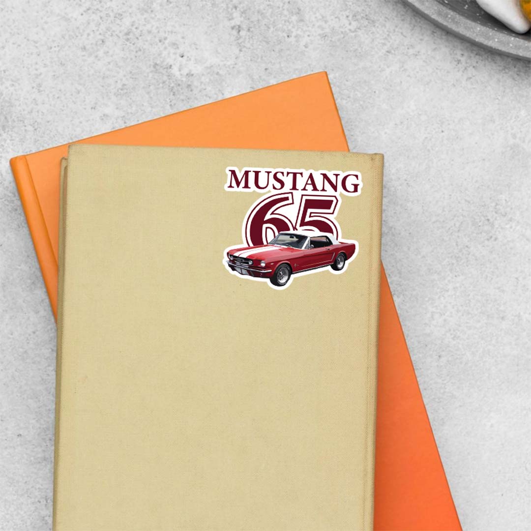 Mustang 65 Cars & Bikes Stickers