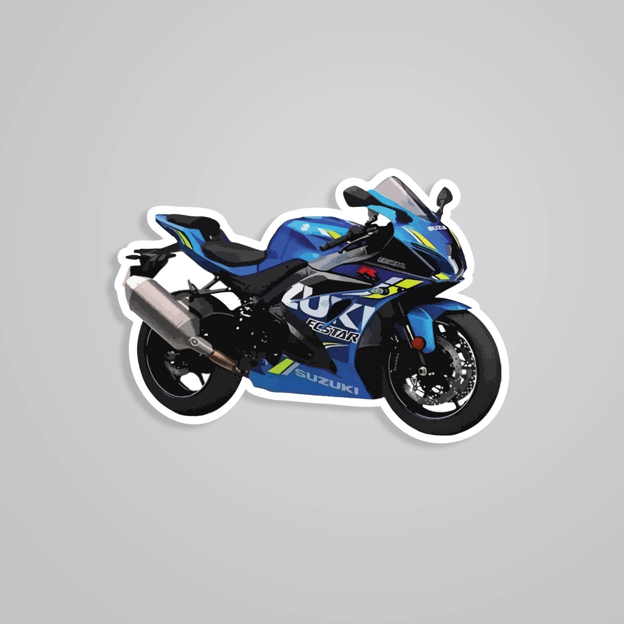 Fomo Store Stickers Cars & Bikes Suzuki GSX-RR Ecstar MotoGP