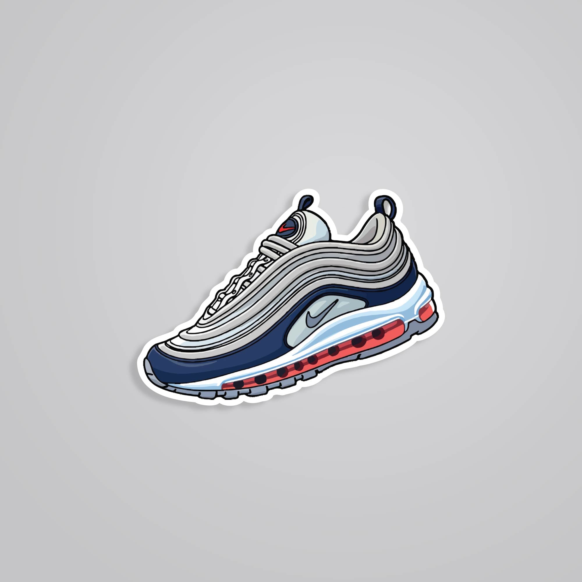 Fomo Store Stickers Casual Air Max 97 Sneaker