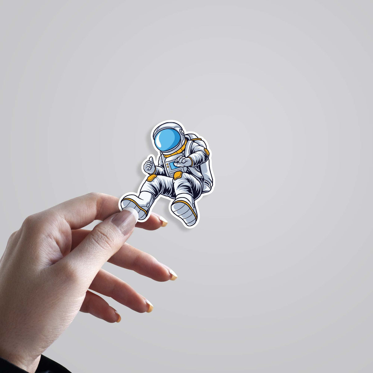 Floating Astronaut Casual Stickers