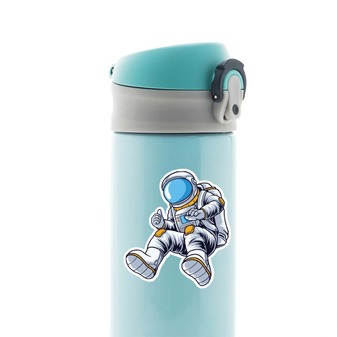 Floating Astronaut Casual Stickers