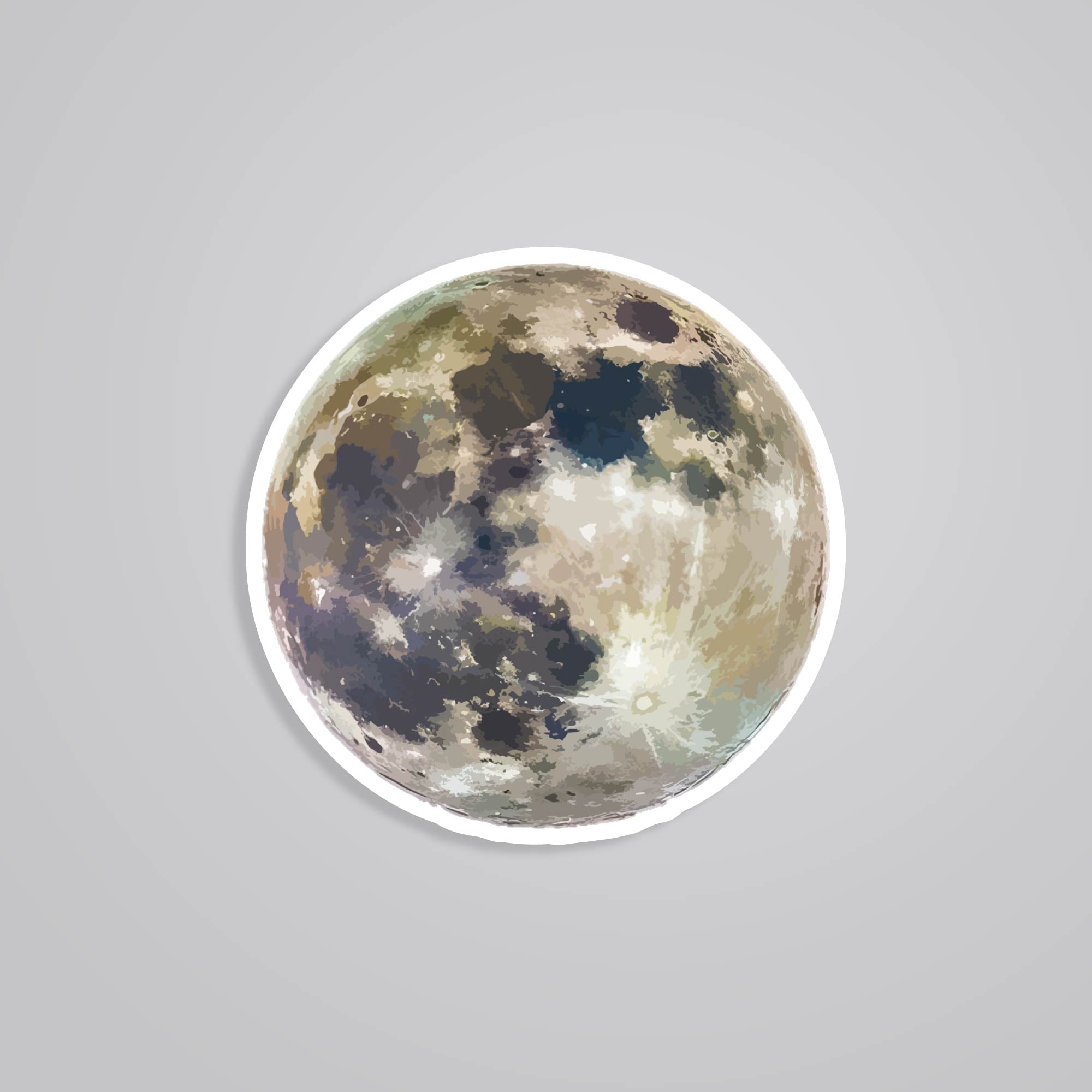 Fomo Store Stickers Casual Moon in Focus
