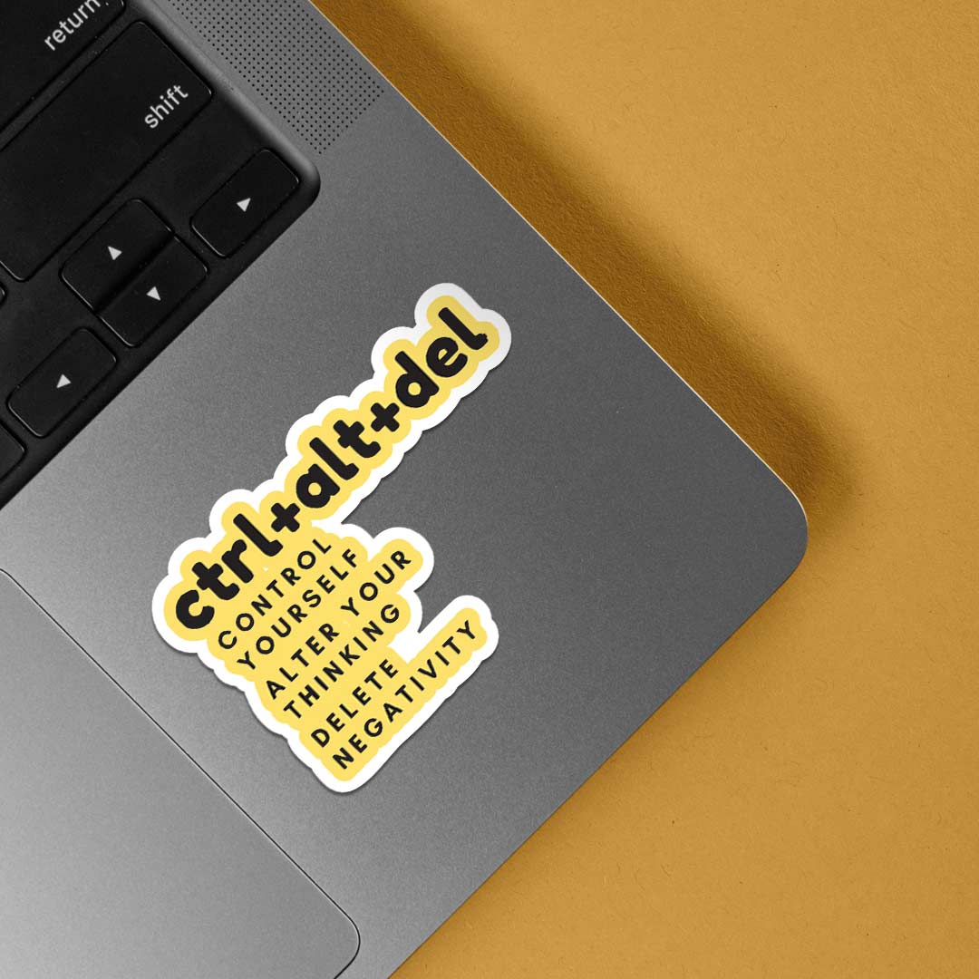 Ctrl Alt Del Motivational Stickers