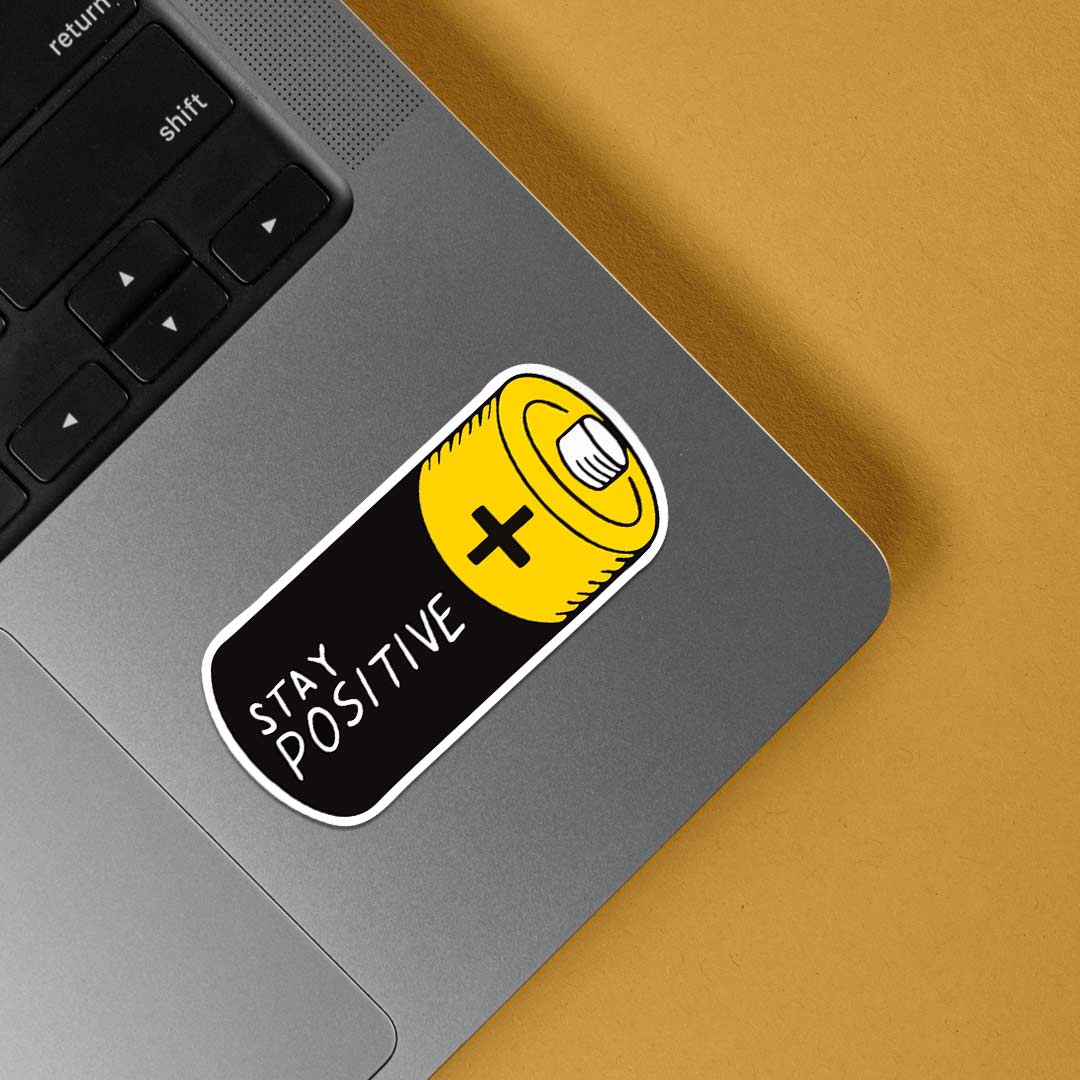 Stay Positive Motivational Stickers