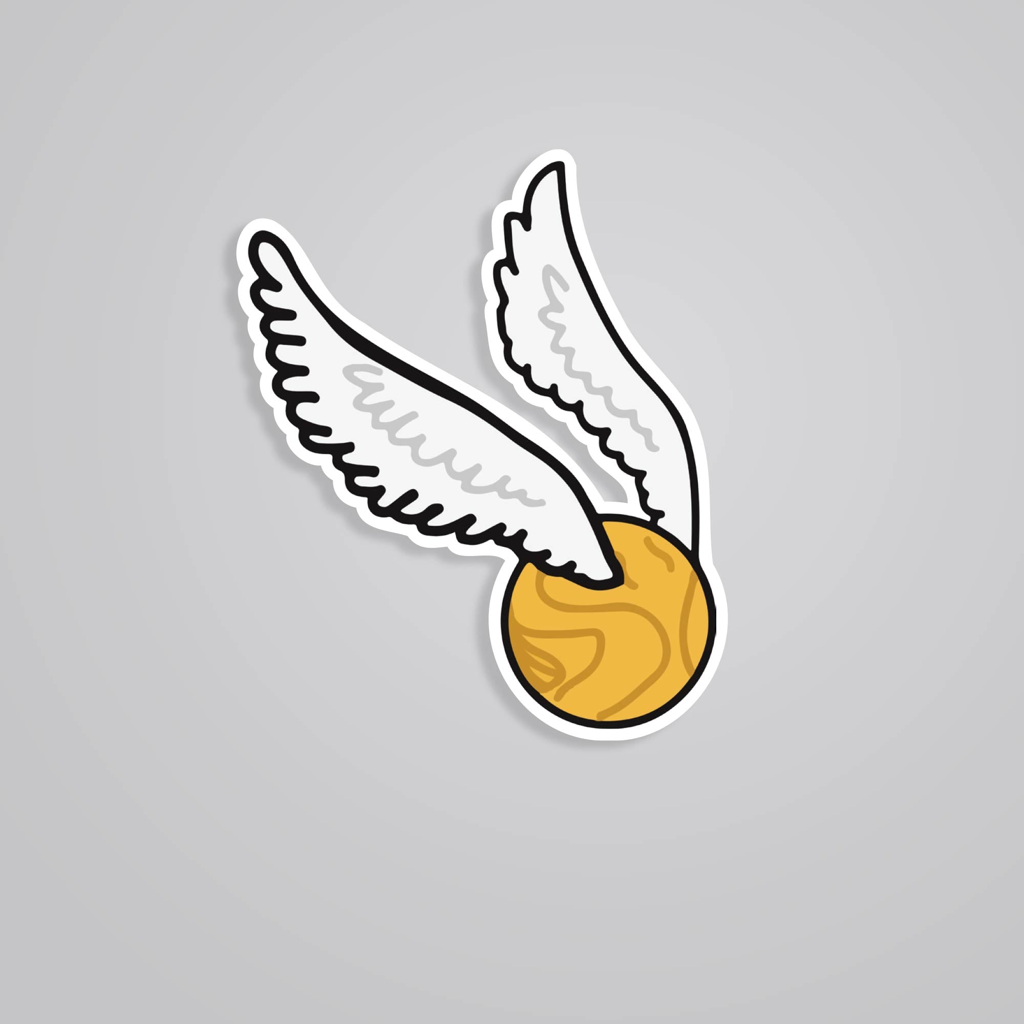 Fomo Store Stickers Movies Golden Snitch with Wings