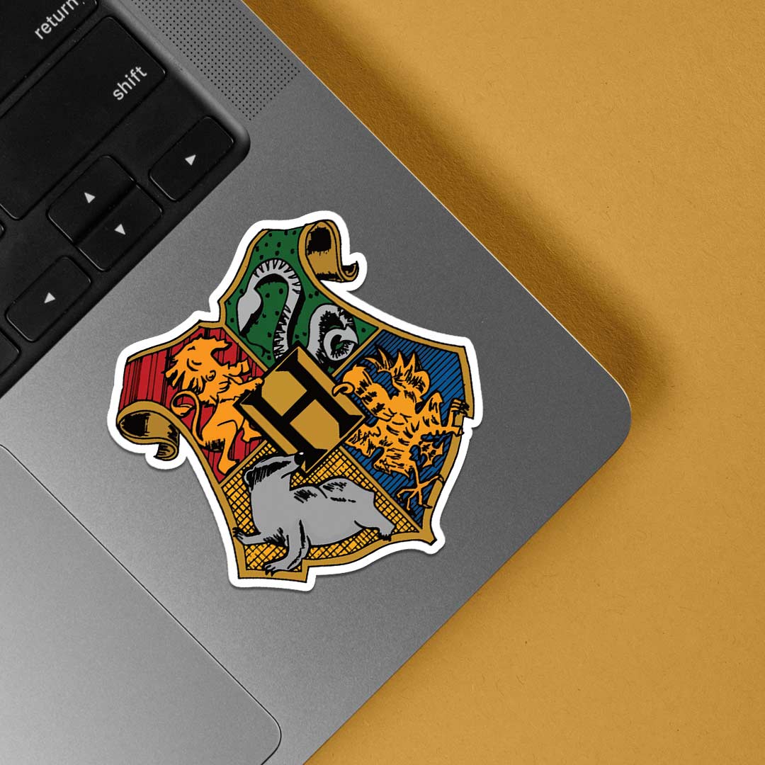 Hogwarts House Crest Movies Stickers