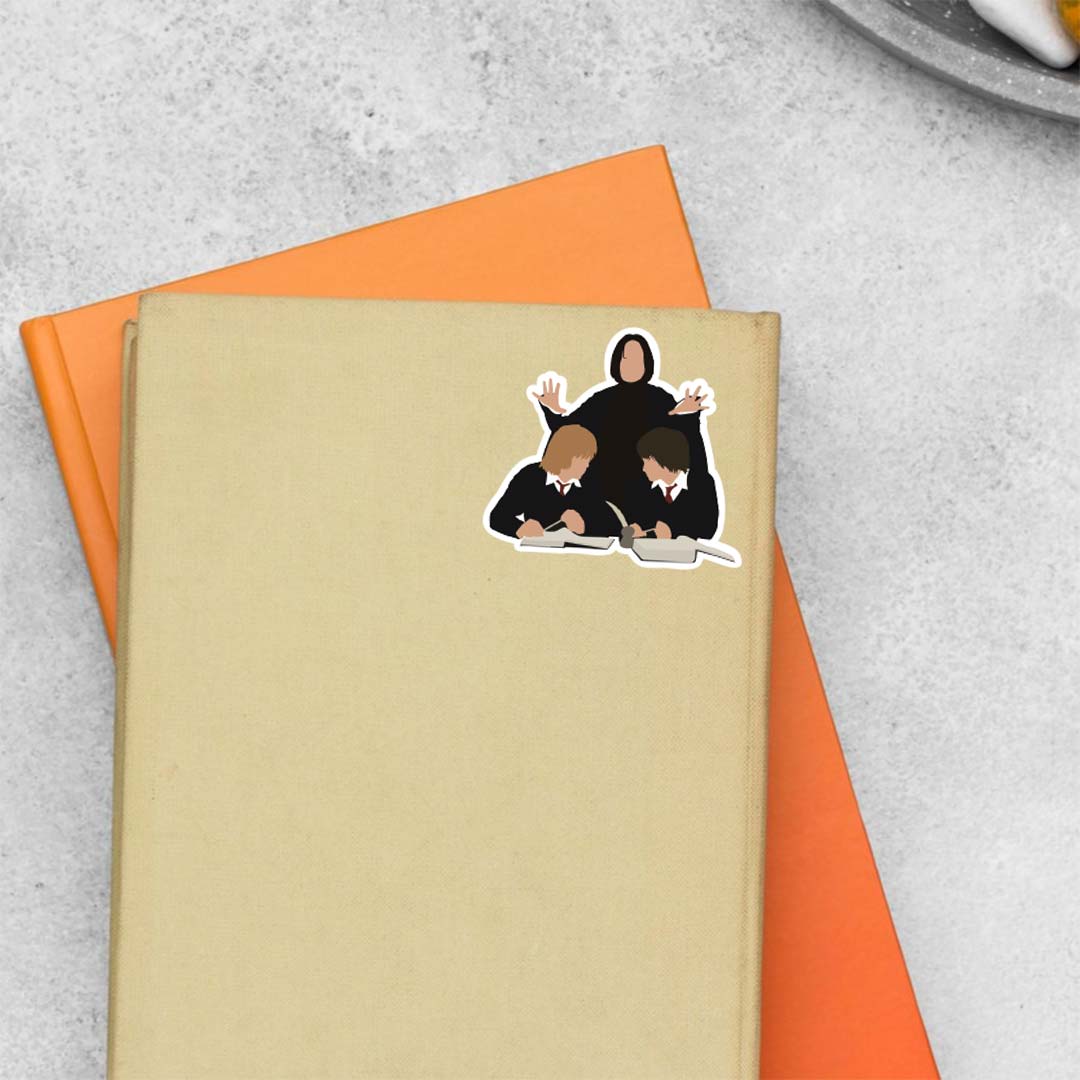 Snape, Harry and Ron Movies Stickers