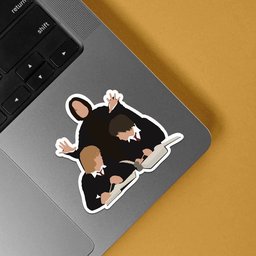 Snape, Harry and Ron Movies Stickers Inches