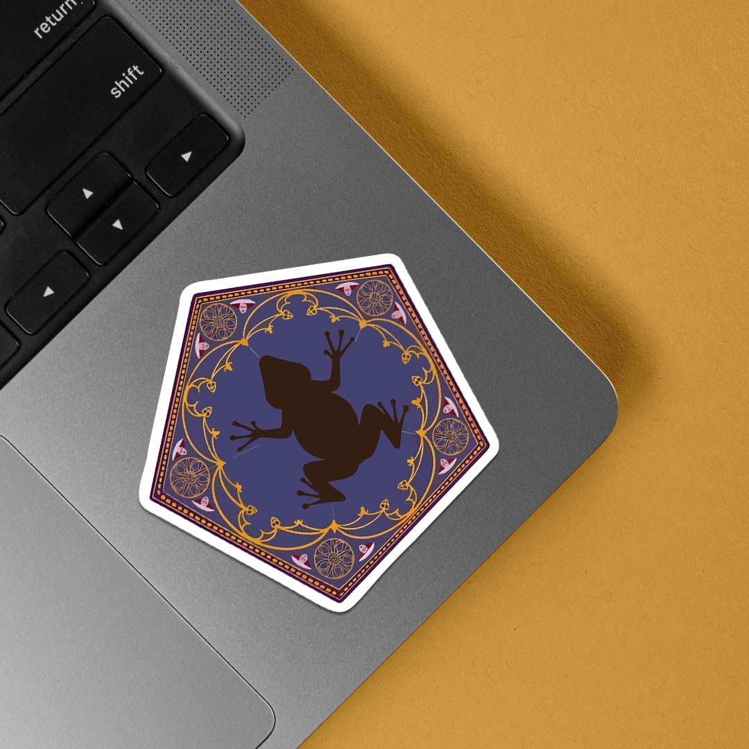 Wizard Chocolate Frog Card Movies Stickers