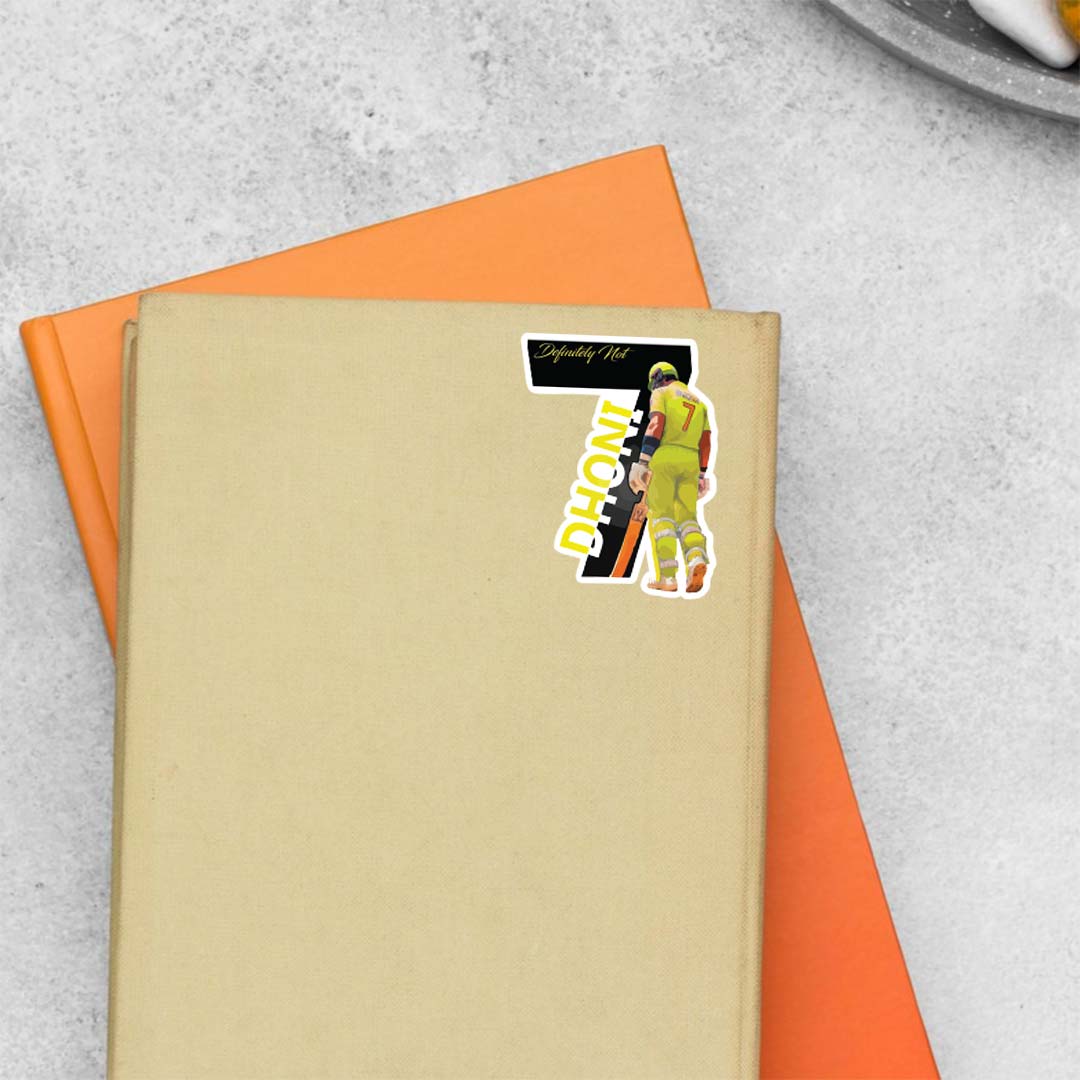 Dhoni 7 Sports Stickers