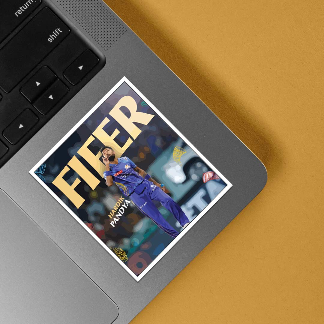 Fifer Hardik Pandya Sports Stickers