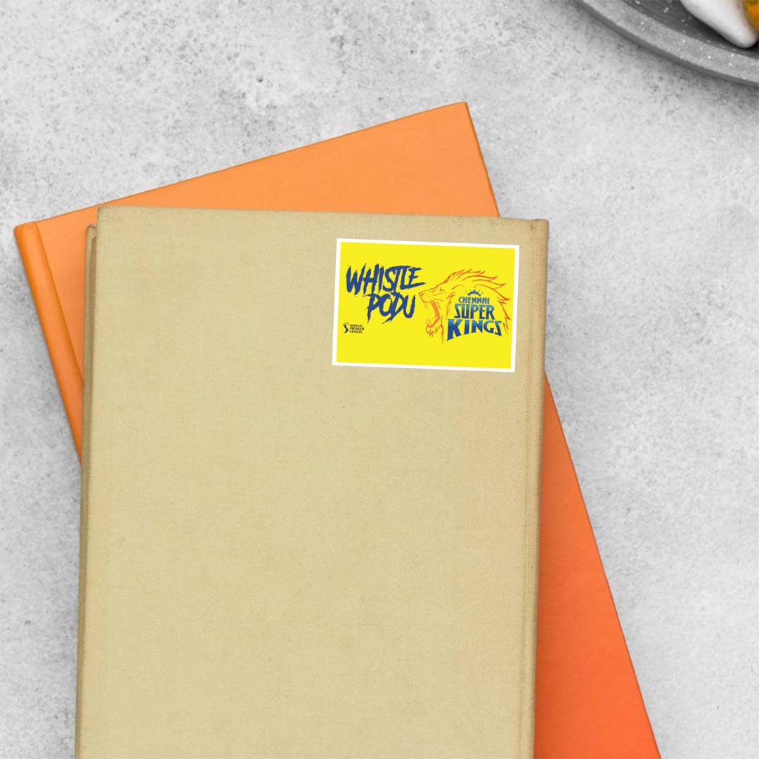 Whistle Podu CSK Sports Stickers