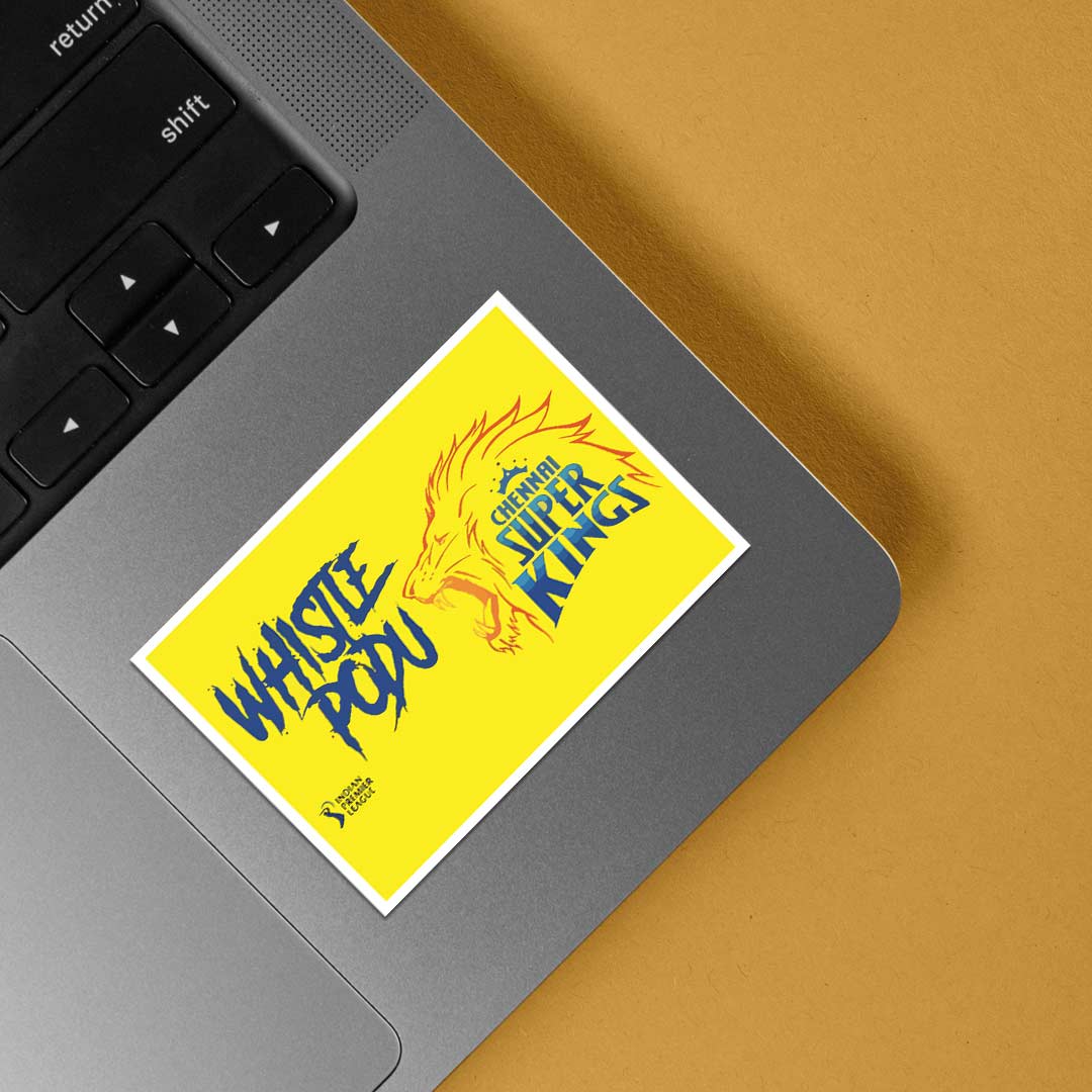 Whistle Podu CSK Sports Stickers