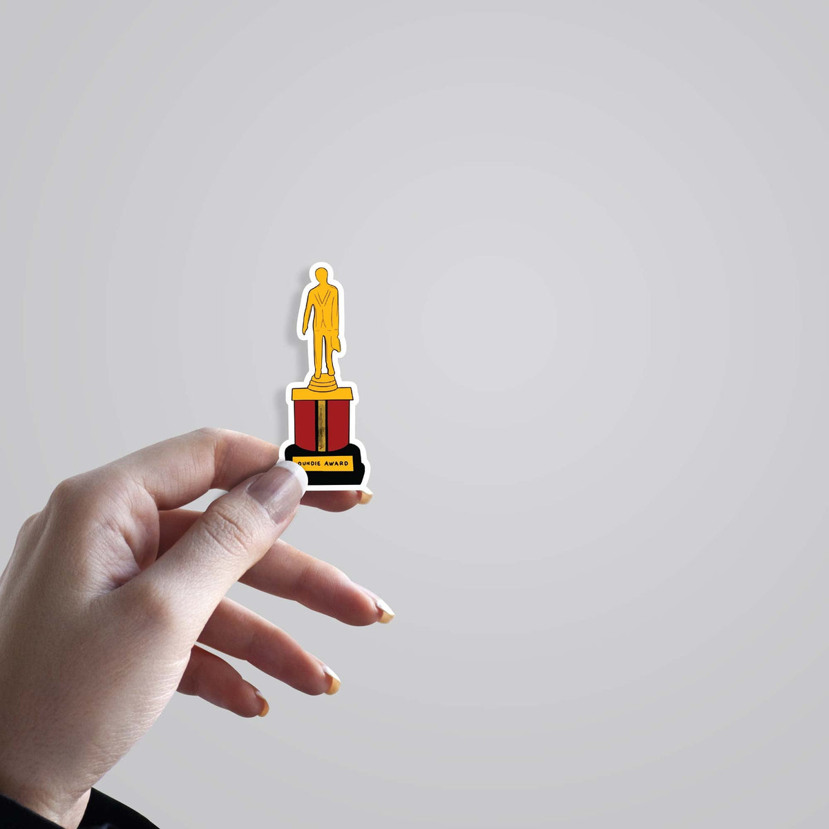 3D Dundie Award TV Shows Stickers