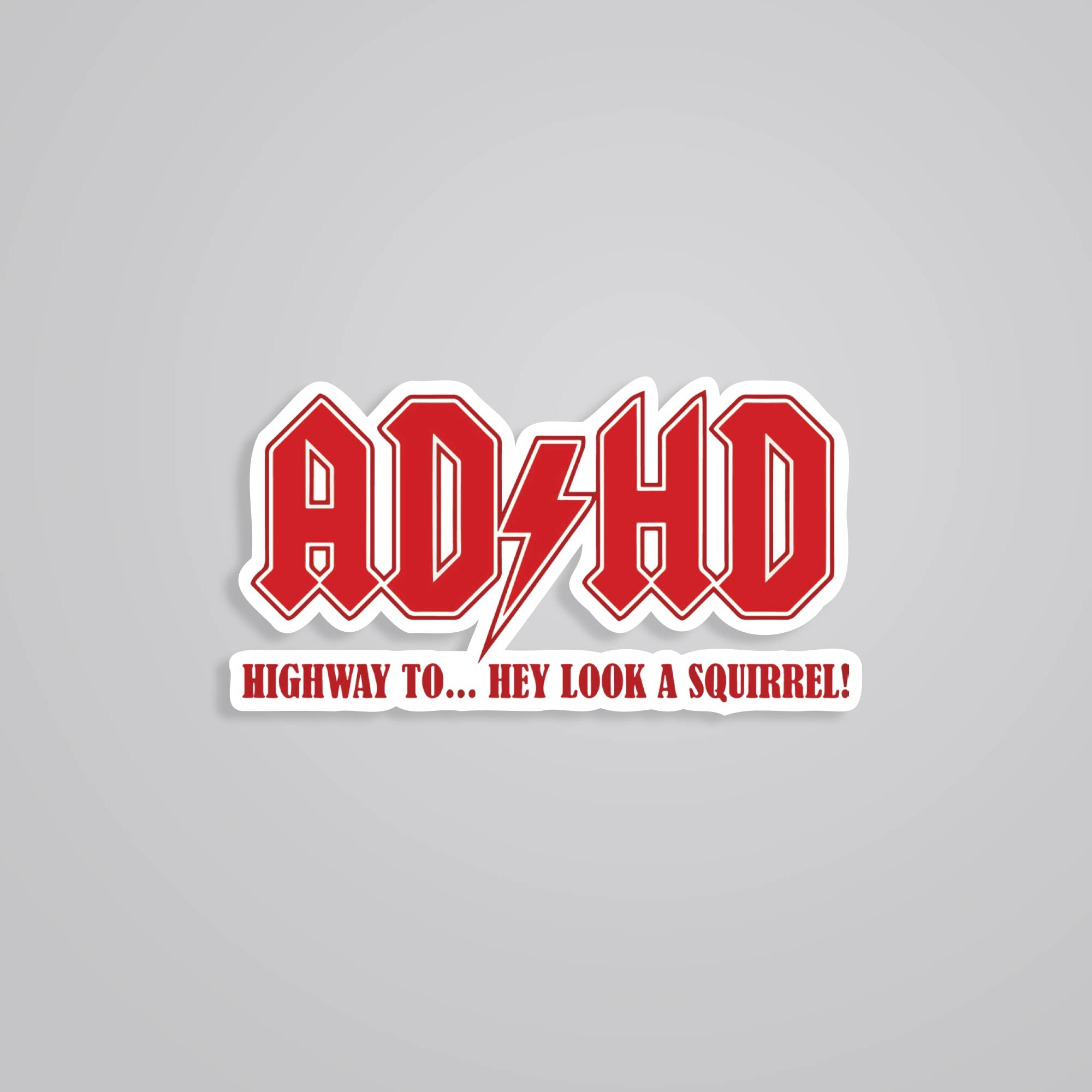 Fomo Store Stickers Witty ADHD 