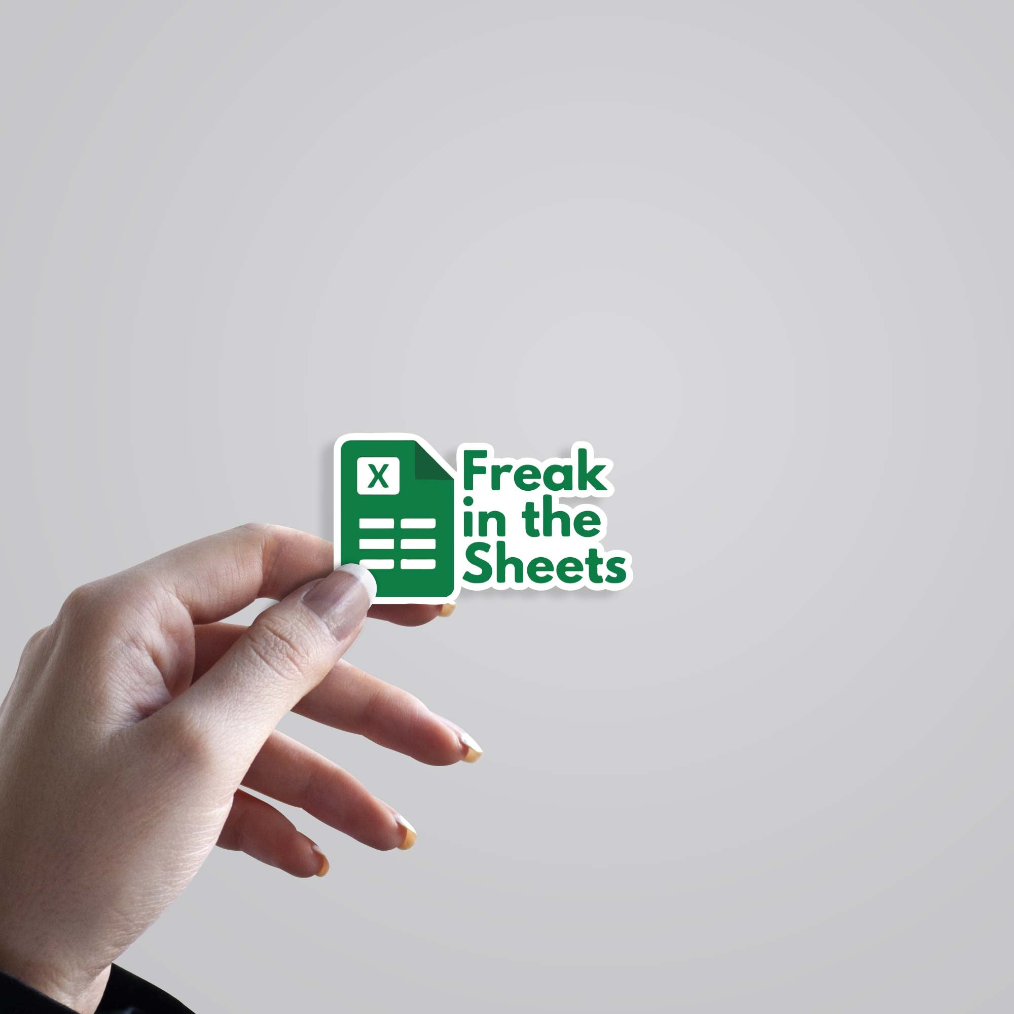 Freak in the sheets Witty Stickers
