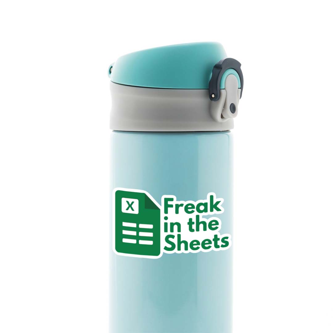 Freak in the sheets Witty Stickers