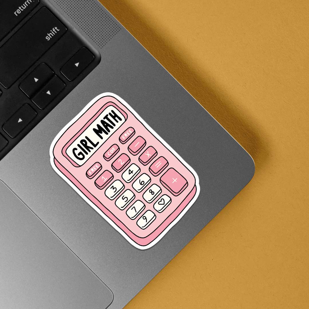 Girl Math Witty Stickers