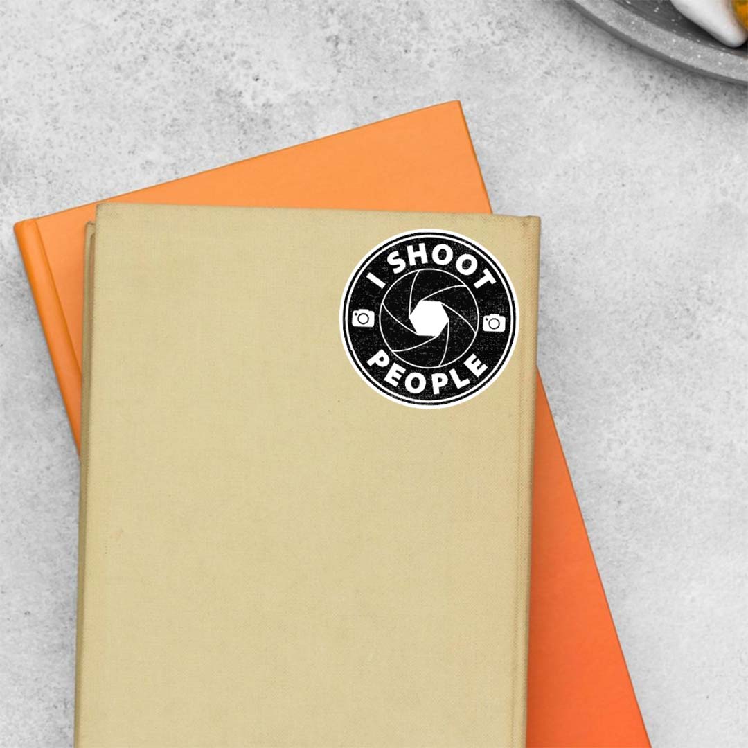 I shoot people Witty Stickers