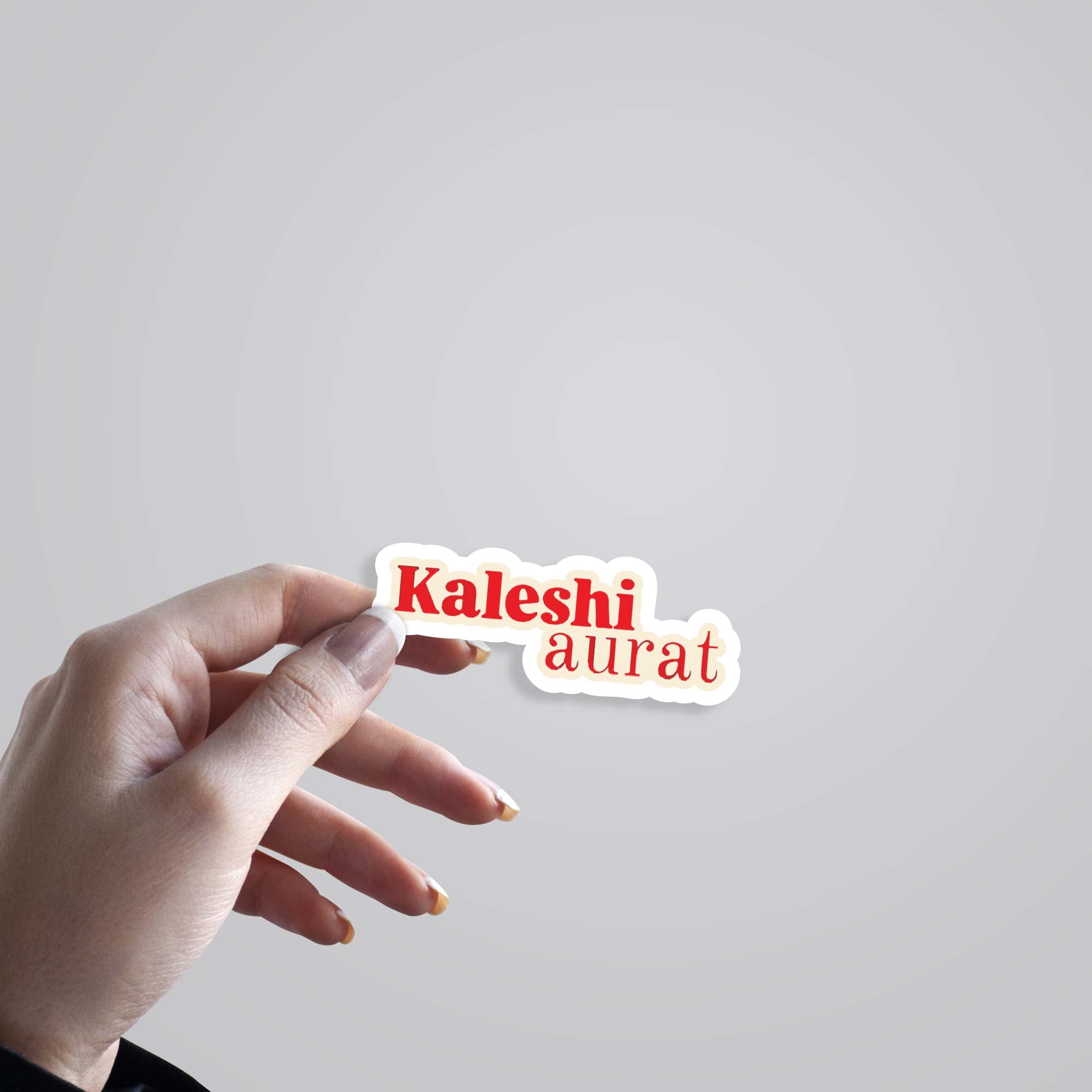 Kaleshi Aurat Witty Stickers