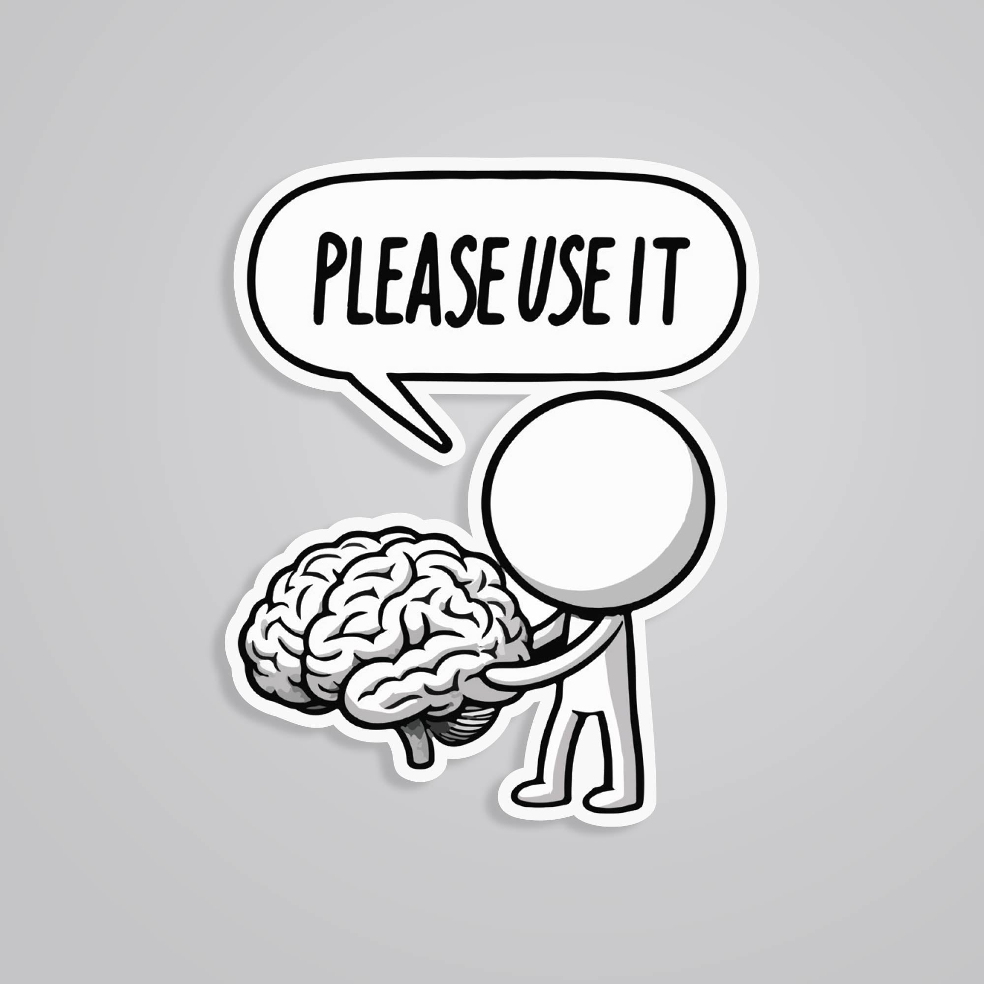 Please use it Witty Stickers