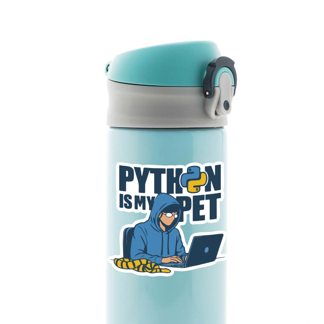 Python is my pet Witty Stickers