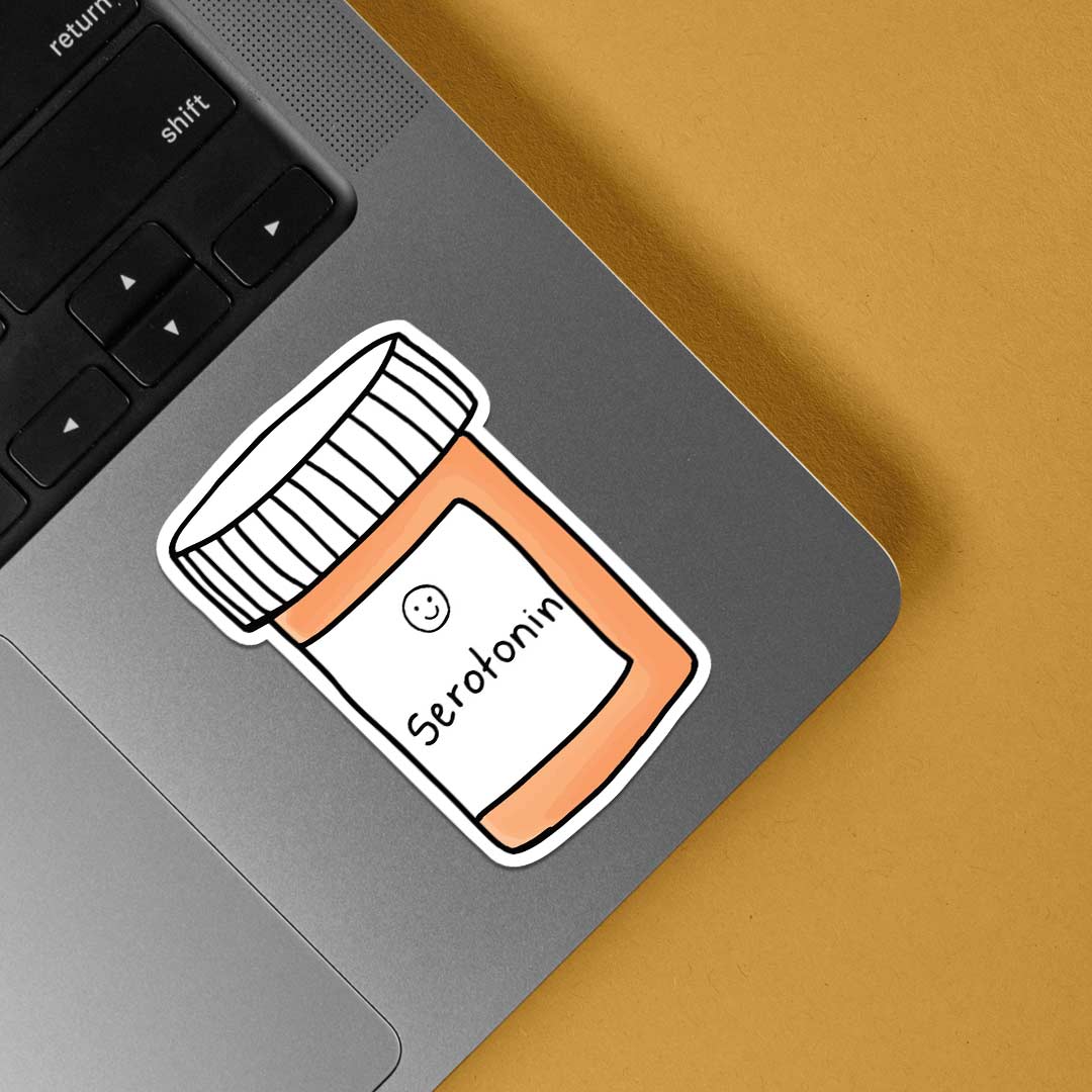 Serotonin Witty Stickers
