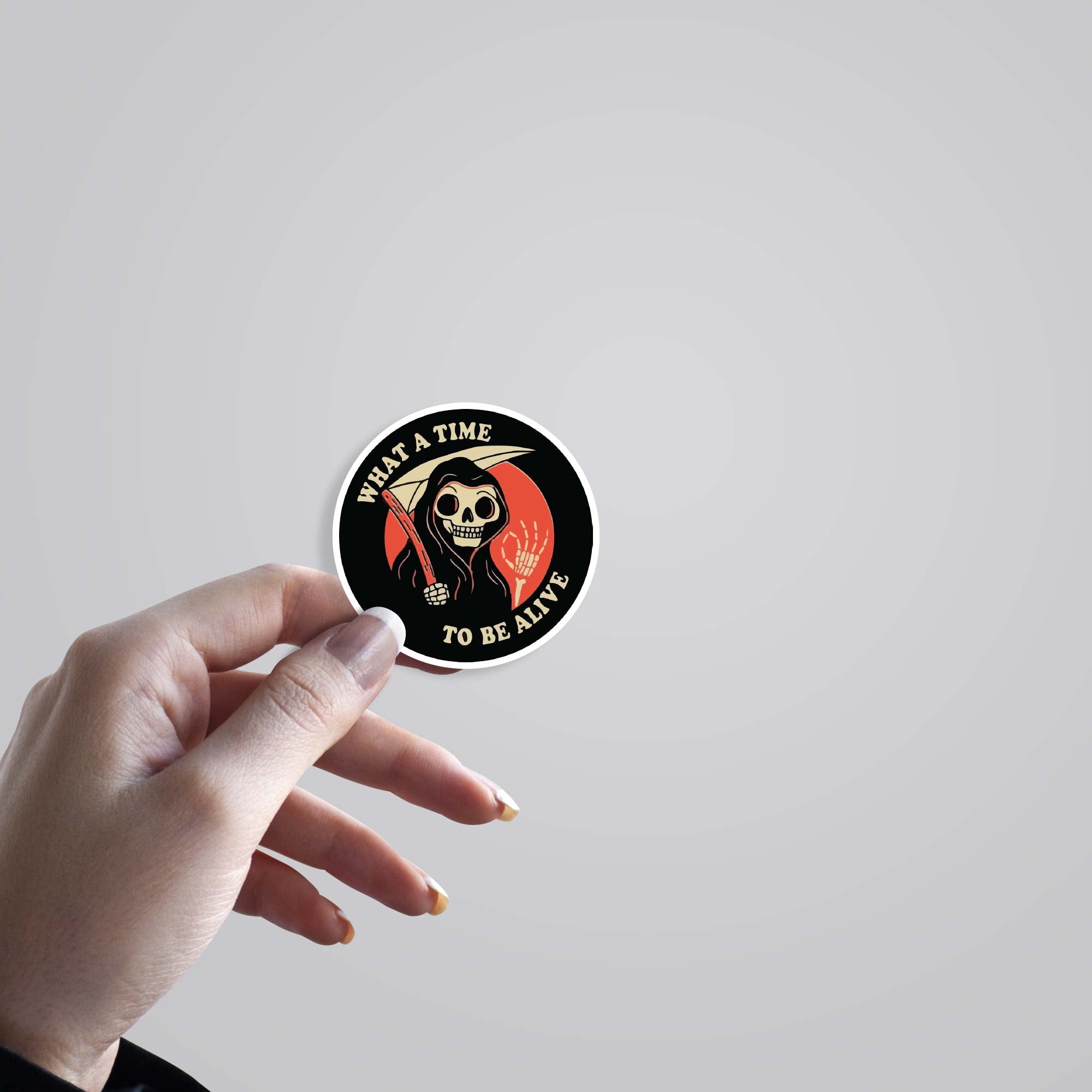 What a time to be alive Witty Stickers