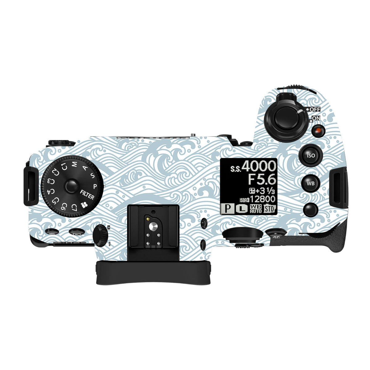 Textured Frost Wave Fujifilm X-H2 Camera Skin