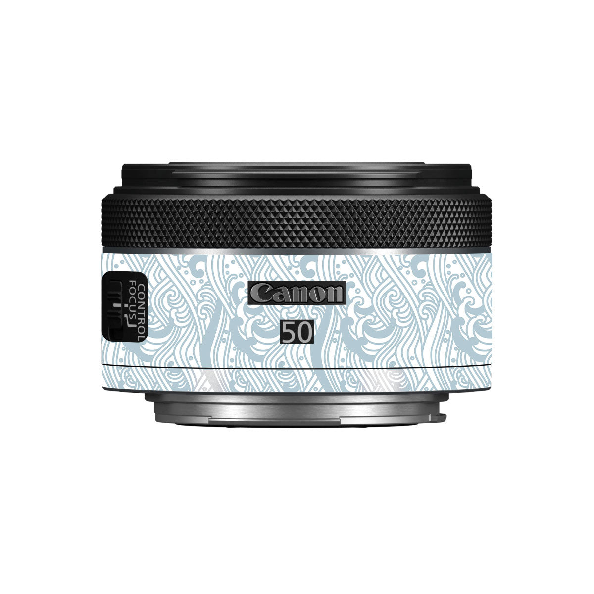 Textured Frost Wave Canon RF 50mm F/1.8 STM Camera Lens Skin