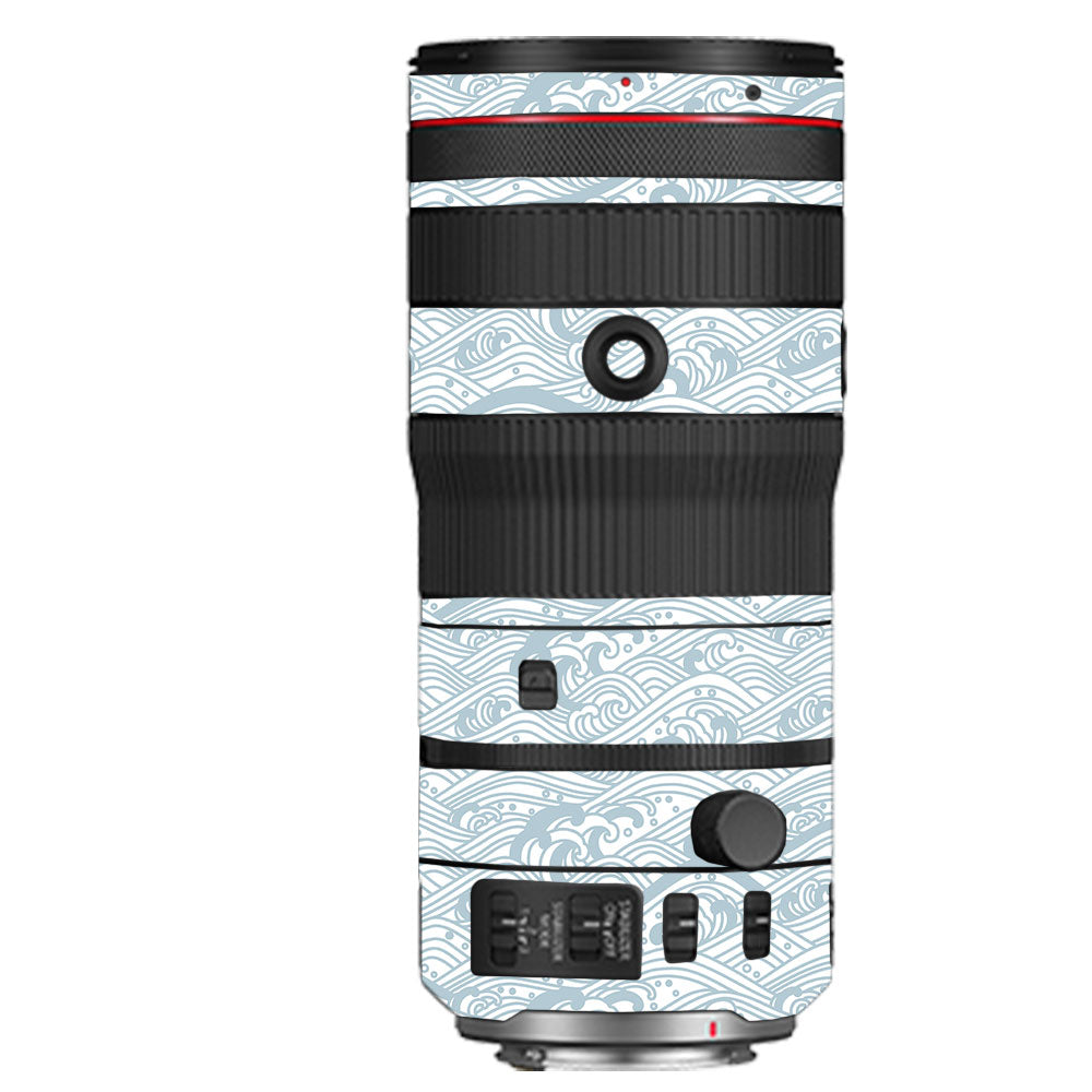 Textured Frost Wave Canon RF 70–200mm f/2.8 L IS USM Camera Lens Skin