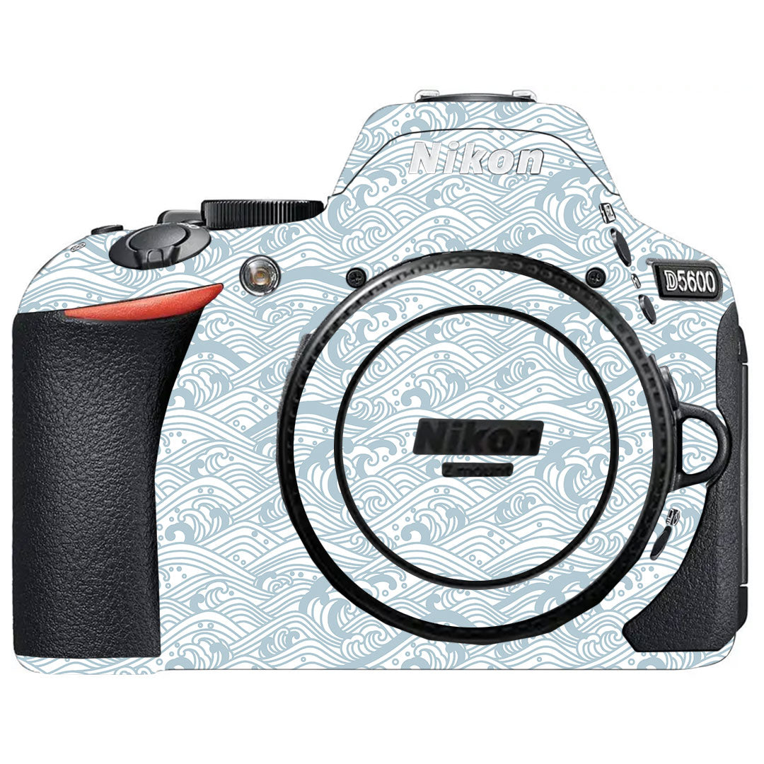Textured Frost Wave Nikon D5600 Camera Skin