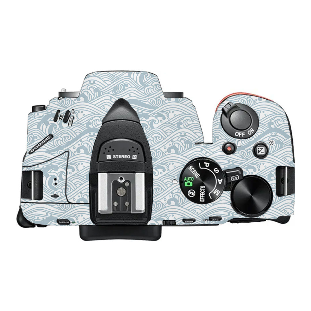 Textured Frost Wave Nikon D5600 Camera Skin