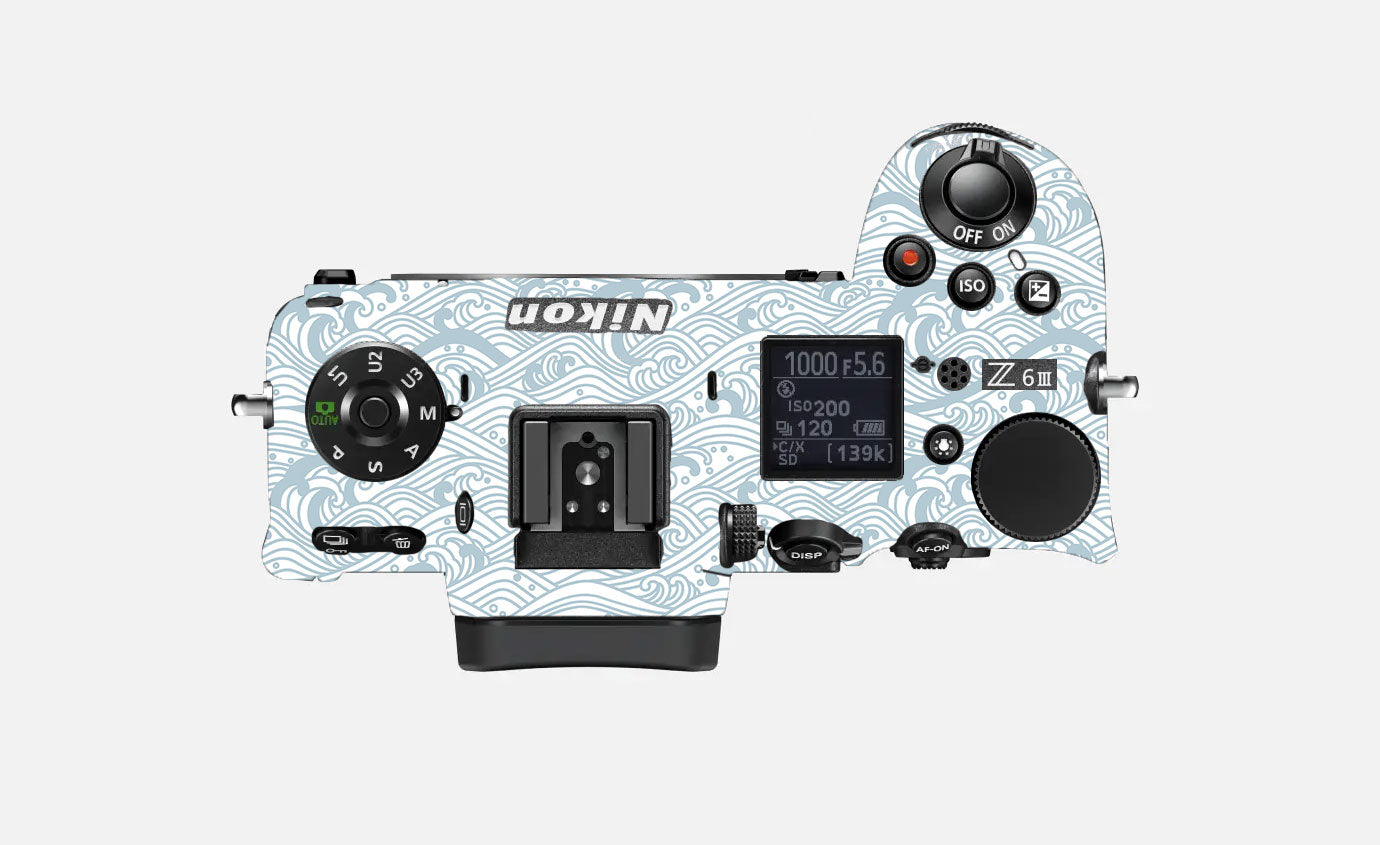 Textured Frost Wave Nikon Z6 III Camera Skin