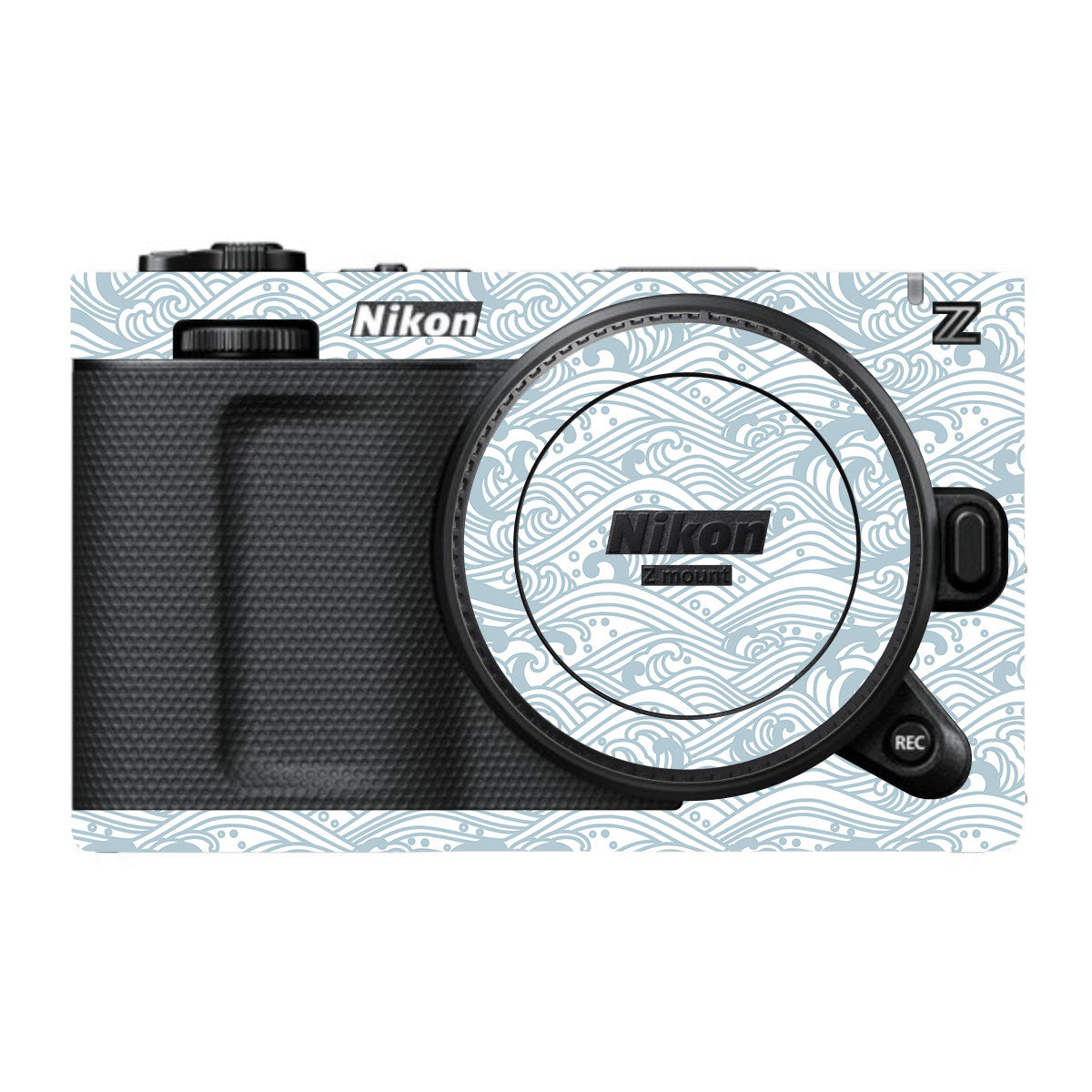 Textured Frost Wave Nikon ZR Camera Skin