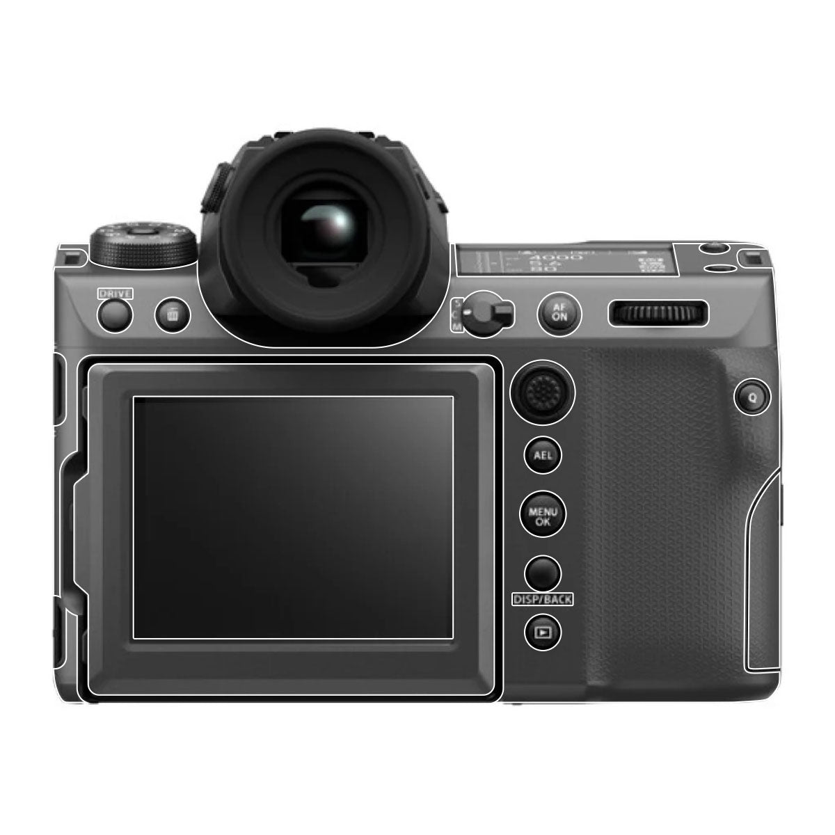Transparent FujiFilm GFX 100S II Camera Skin