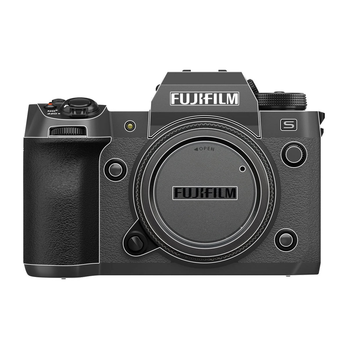 Transparent Fujifilm X-H2S Camera Skin