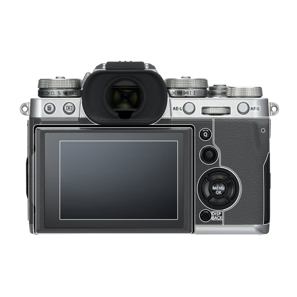 Transparent FujiFilm X-T3 Camera Skin